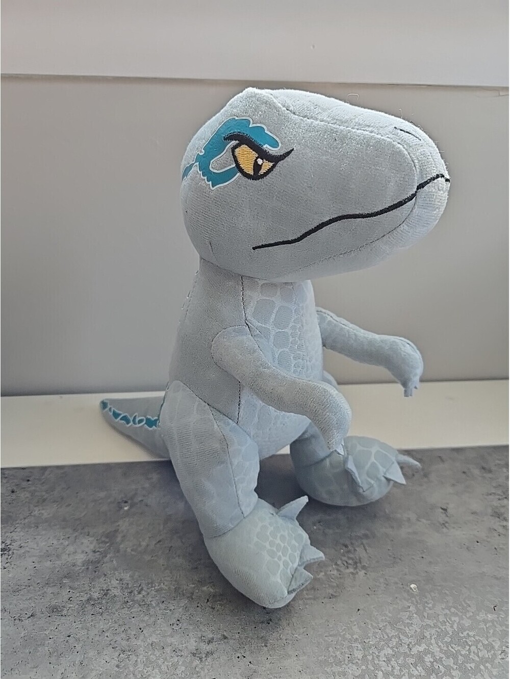 Jurassic Park World Blue Velociraptor T-Rex Dinosaur Plush Stuffed Dinosaur 10"